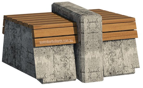 Concrete Square Bench